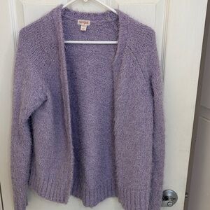 Cat & Jack Lavender Cardigan Sweater